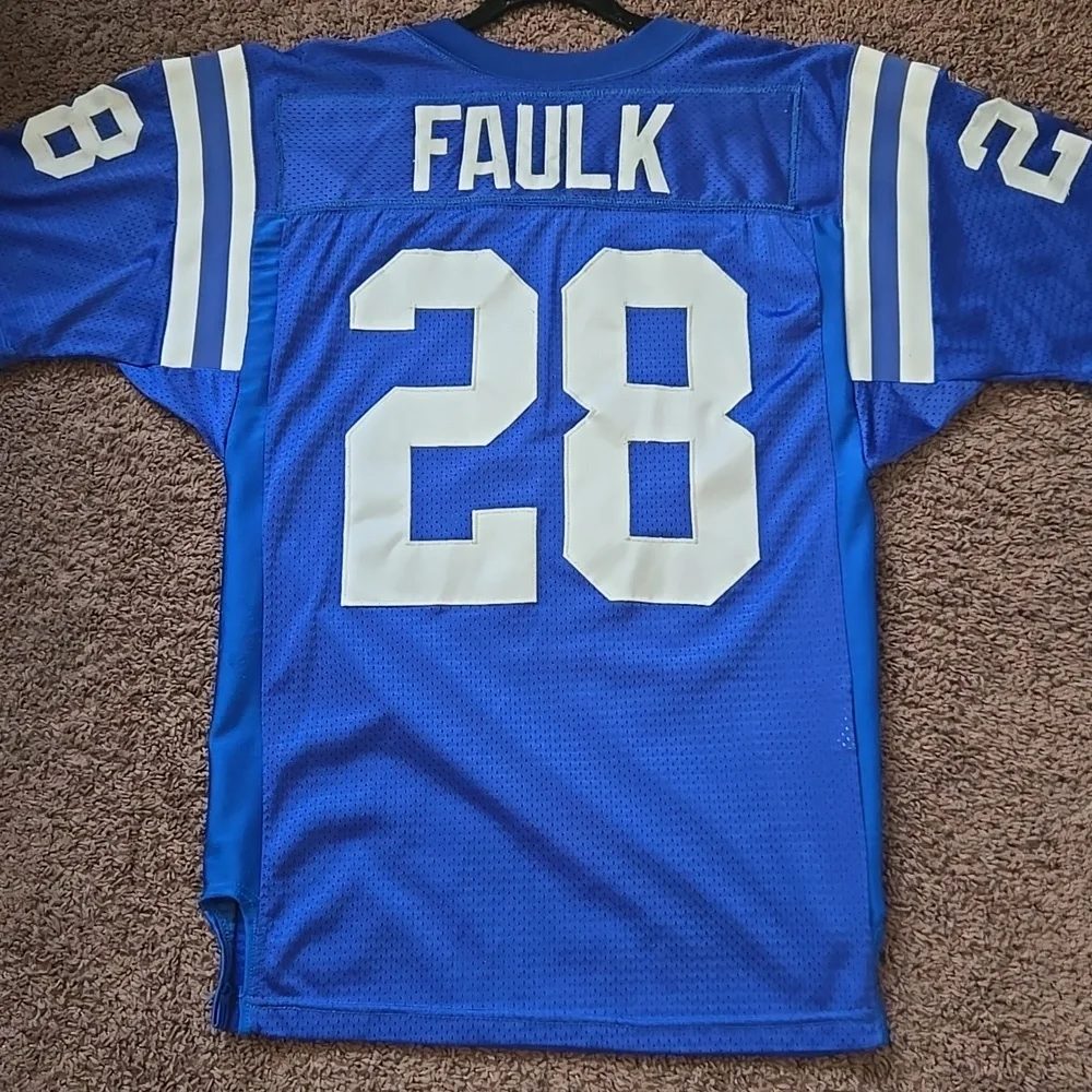 1995 Marshall Faulk Indianapolis Colts Wilson Authentic NFL Jersey - Picture 2 of 9